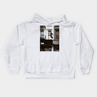 Lower East Manhattan Building New York City Kids Hoodie